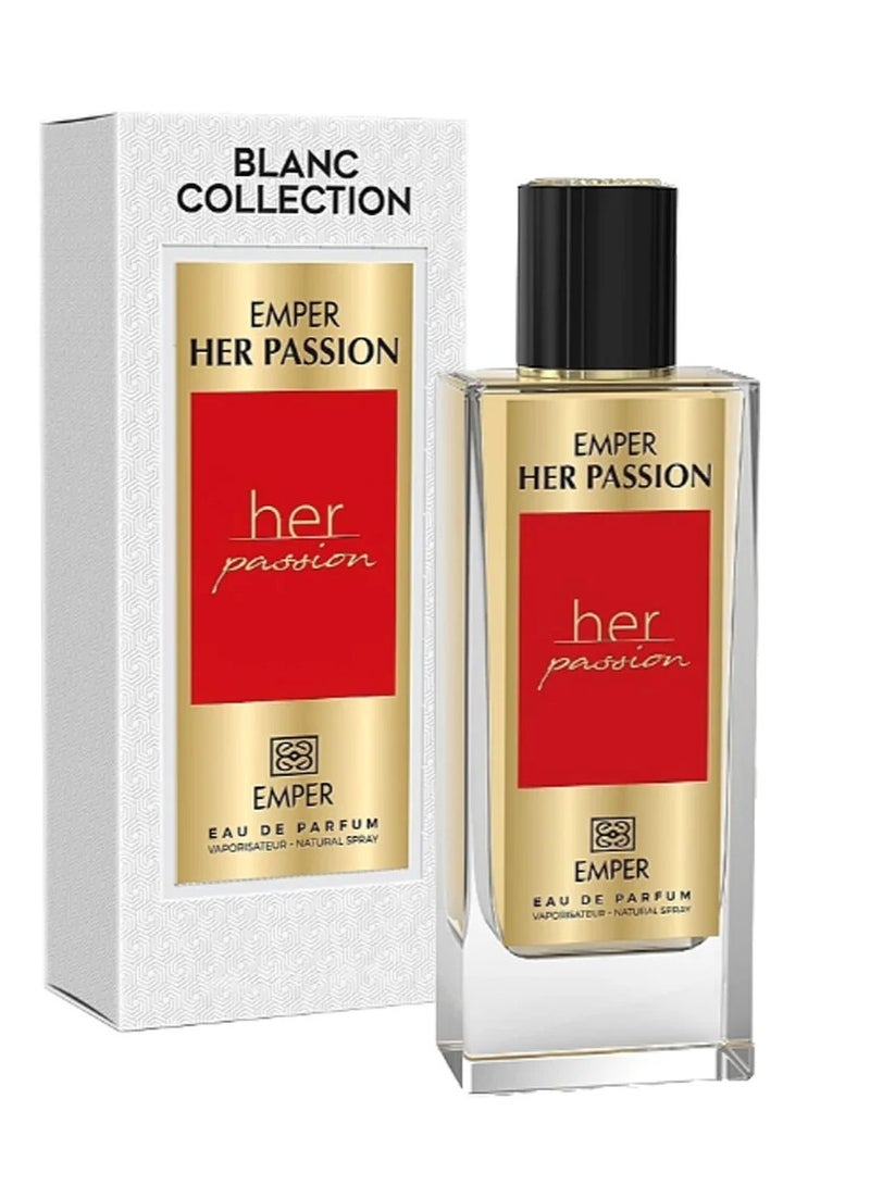 emper Blanc Collection Her Passion Eau De Parfum For Women - 85 ML - Image 2